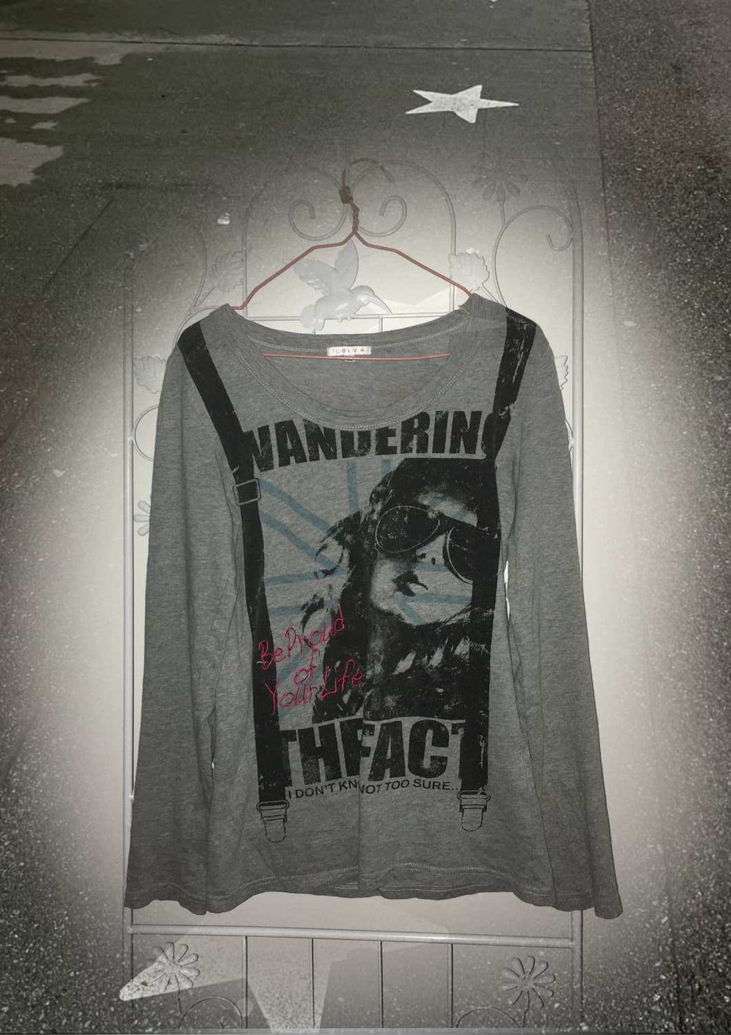 jpn vintage punk2k printing long sleeve 상품이미지1