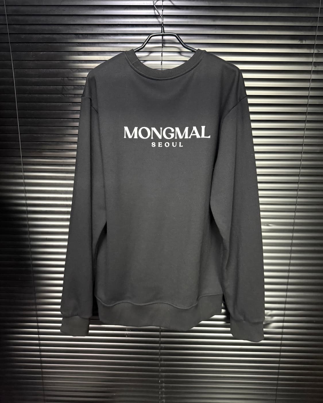 장사의신 장신 굿즈 몽말 스웻 맨투맨 블랙 긴팔 XL 105 리미티드 상품이미지3