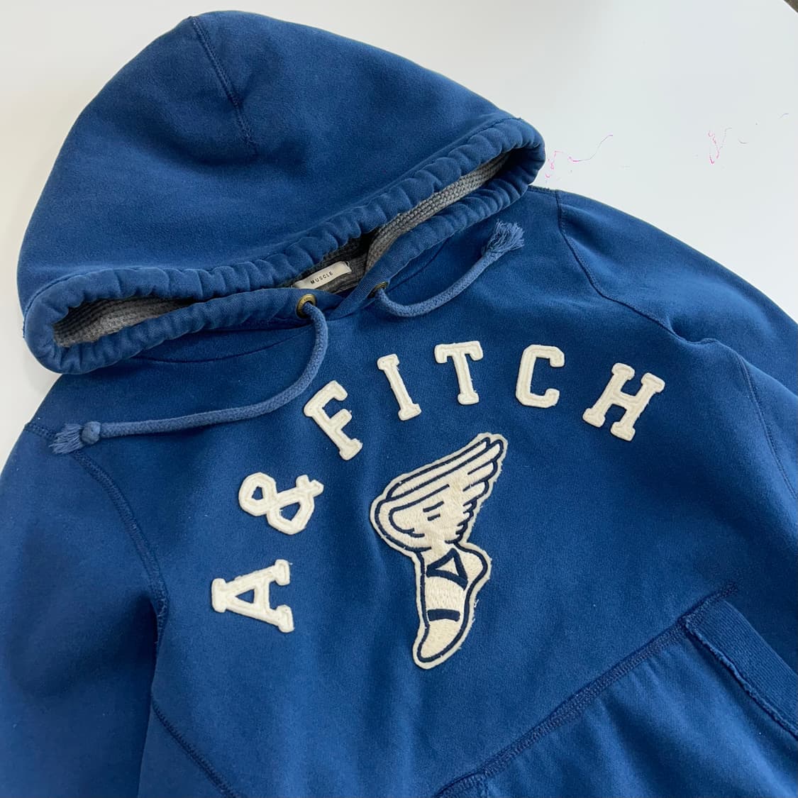 Abercrombie 아베크롬비 a&fitch 네이비 후드티 상품이미지4