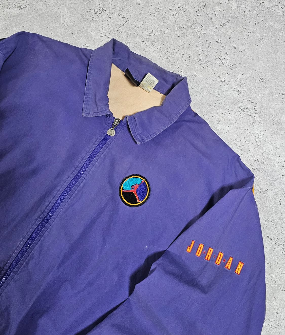 나이키 90s 빅로고 올드스쿨 조던 오버핏 바람막이 카라 자켓 상품이미지6