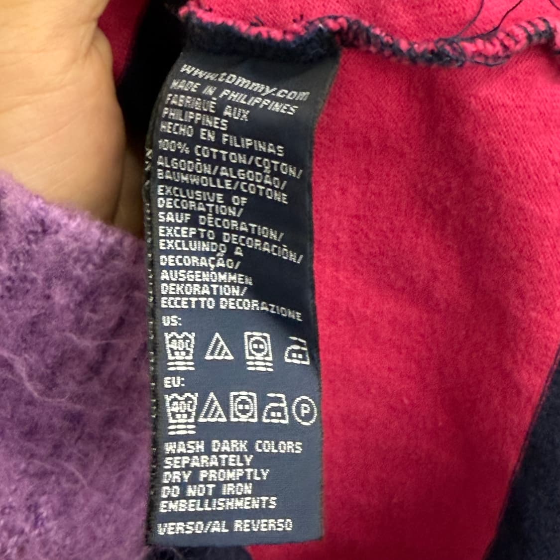 타미힐피거 피케이 스트라이프 셔츠 xs 상품이미지3