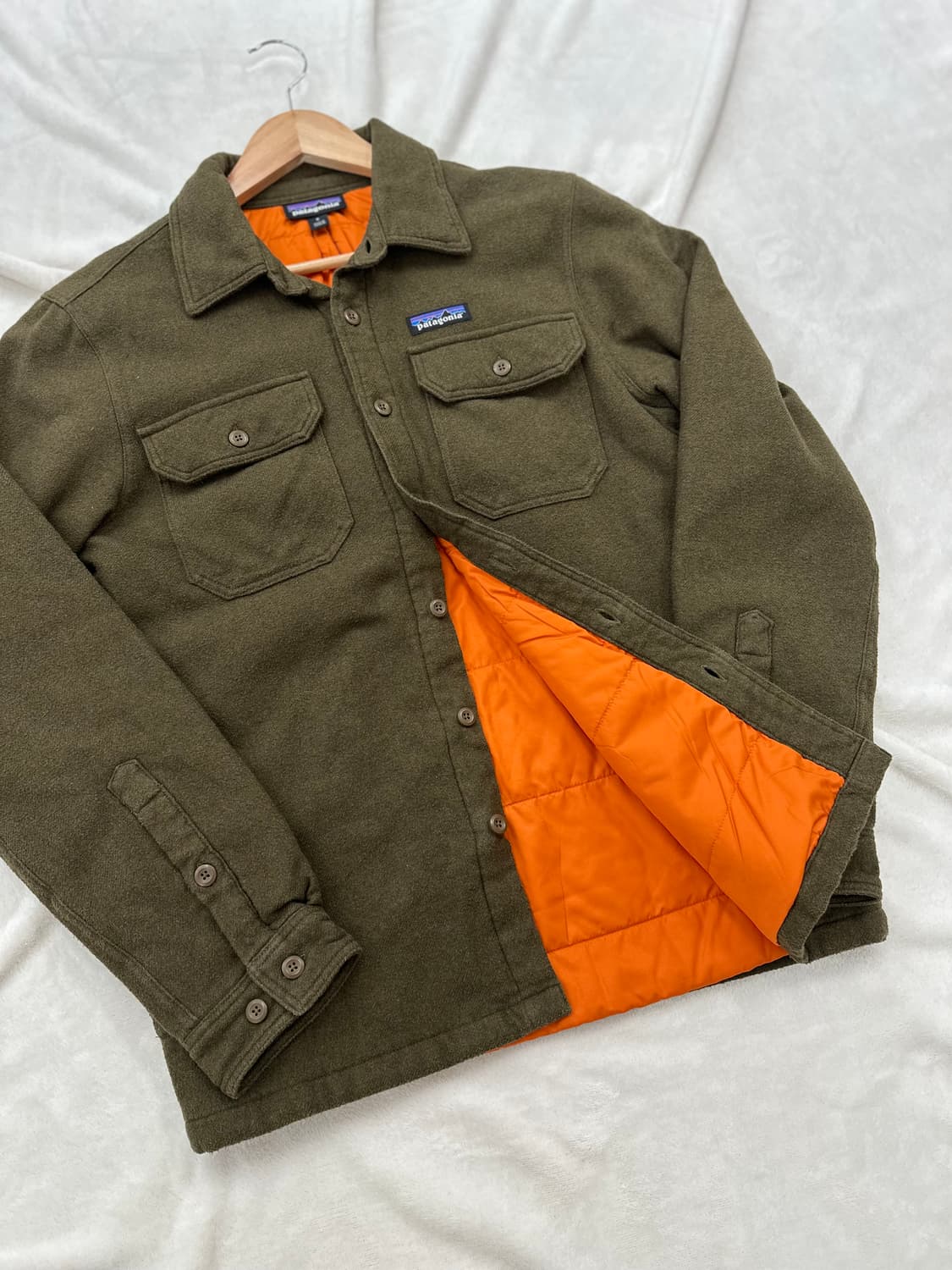 (S)파타고니아 인슐레이트 플란넬 자켓 카키 상품이미지4