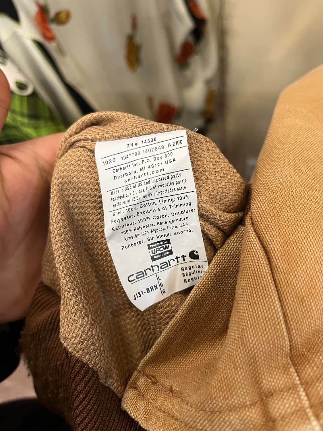 칼하트 액티브 워크 자켓 #csz729 상품이미지6