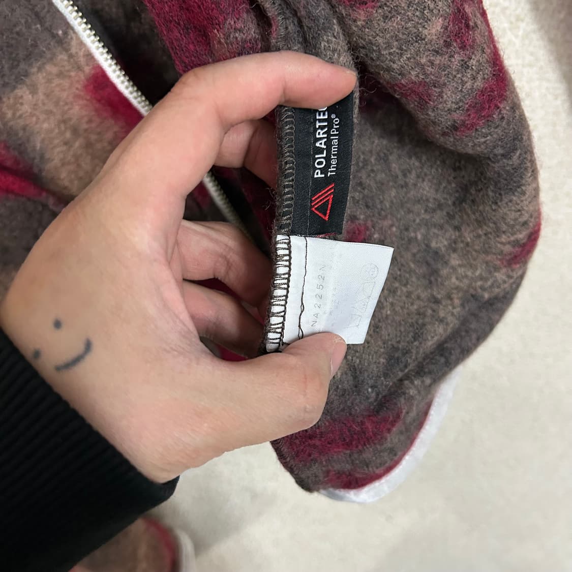 (L) 노스페이스 퍼플라벨 카모 플리스 집업  상품이미지8