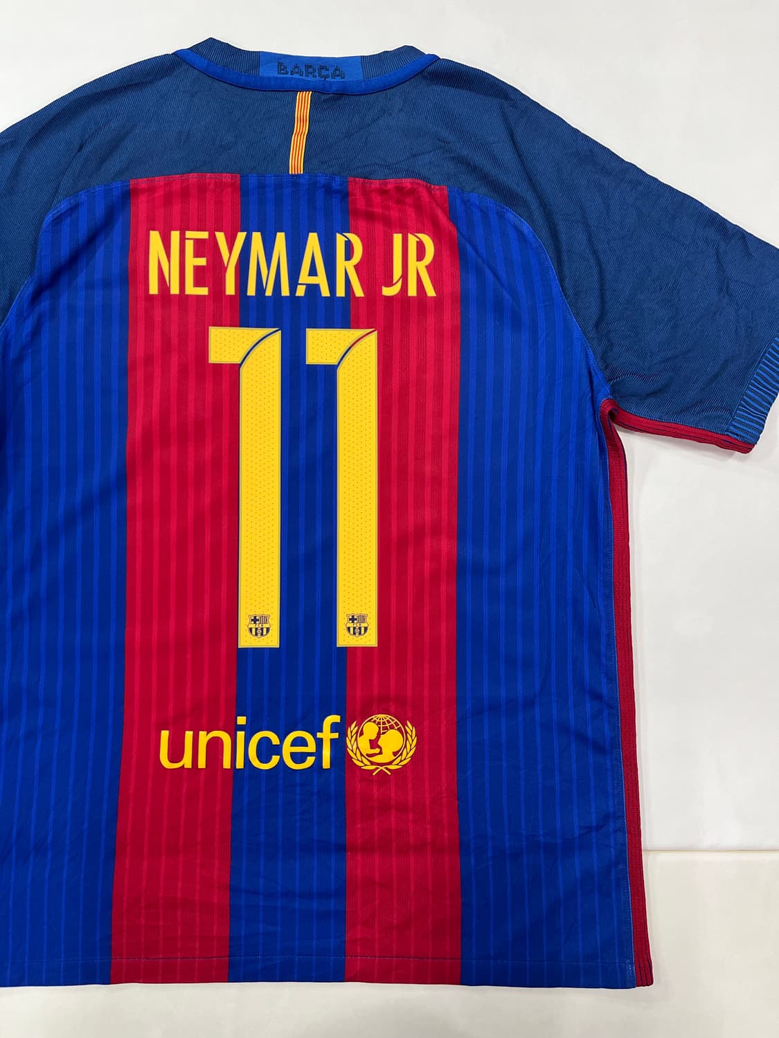 나이키 16-17 FC 바르셀로나 홈 어센틱 네이마르 후니오르 상품이미지7