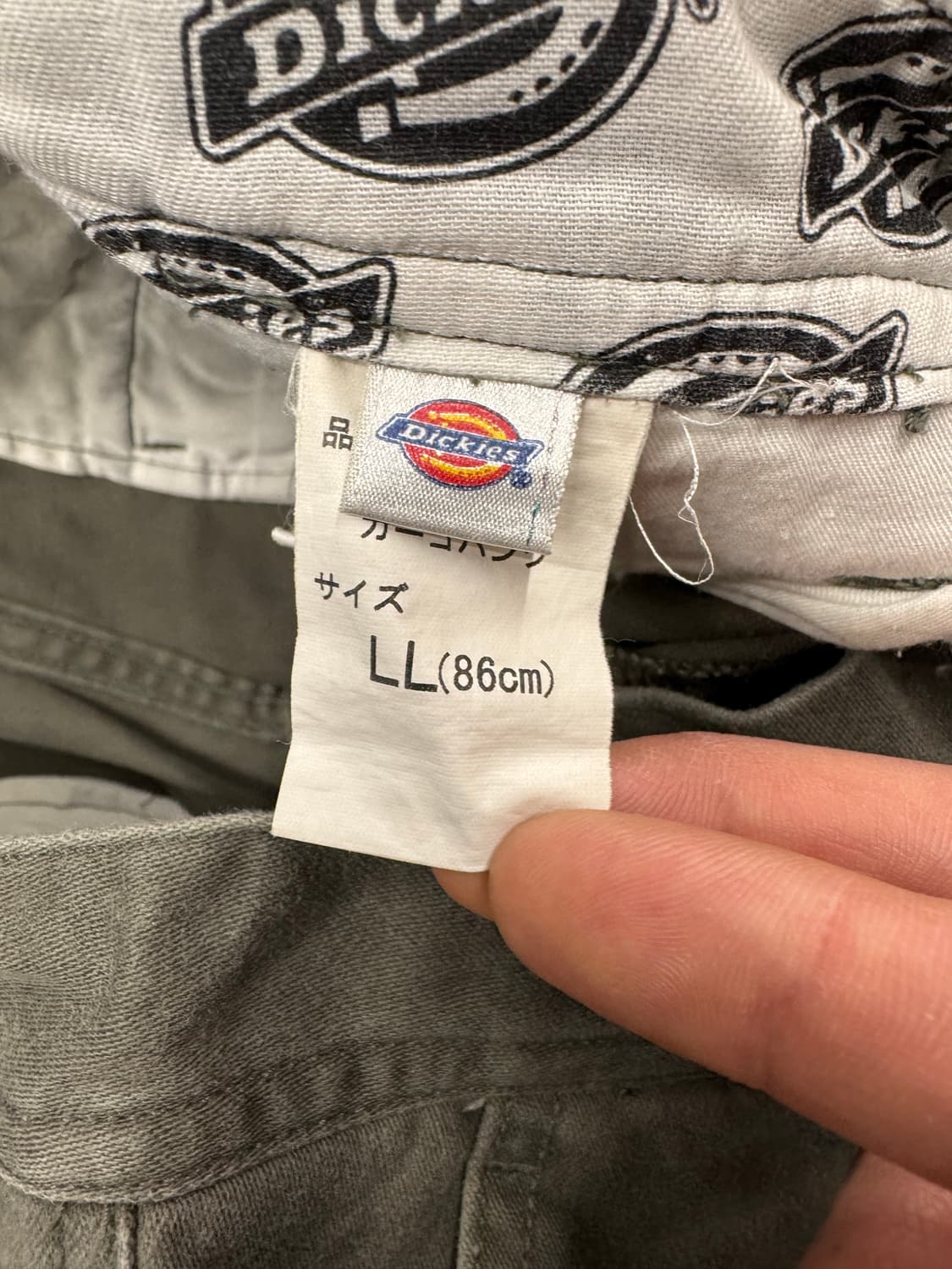 LL)디키즈 재팬 빈티지 더블니 올리브 카고팬츠 상품이미지6