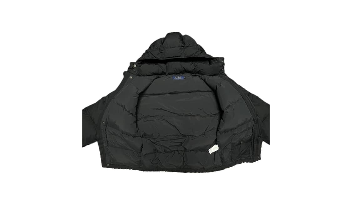 [S] 폴로 랄프로렌 푸퍼 다운 패딩 블랙 95~100 상품이미지3