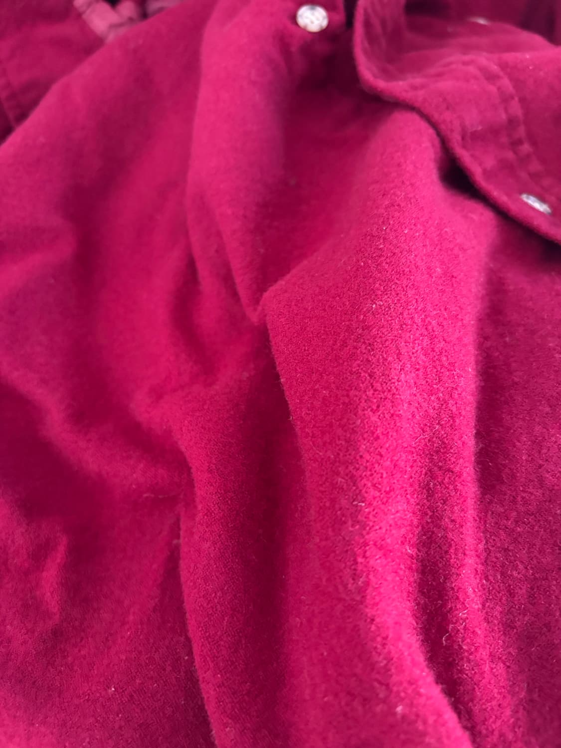 빈티지 레드 셔츠  상품이미지5