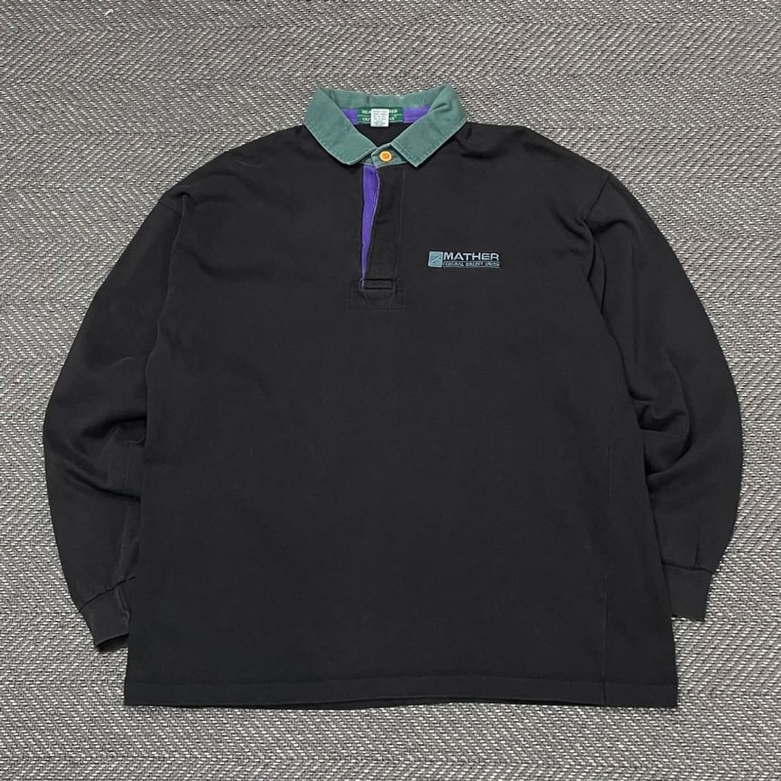 MADE IN USA 자수 럭비티 v0342 상품이미지1