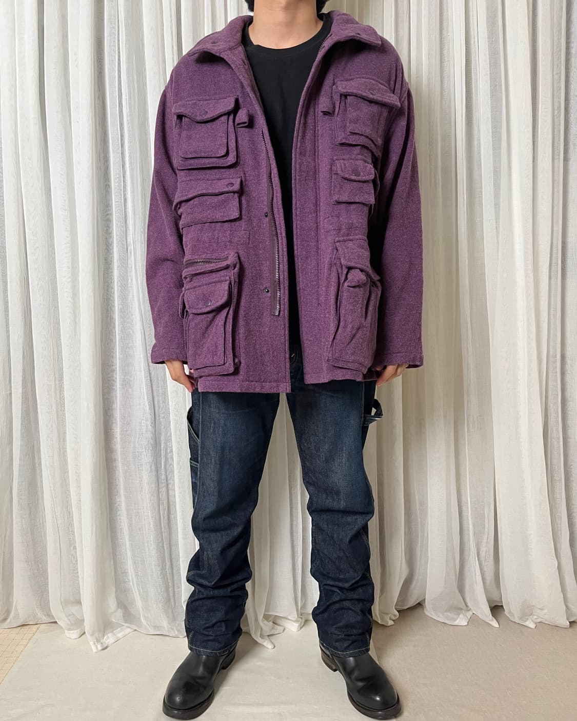 언유즈드 카메라맨 펠트 울 자켓 unused 포토그래퍼 자켓 상품이미지9