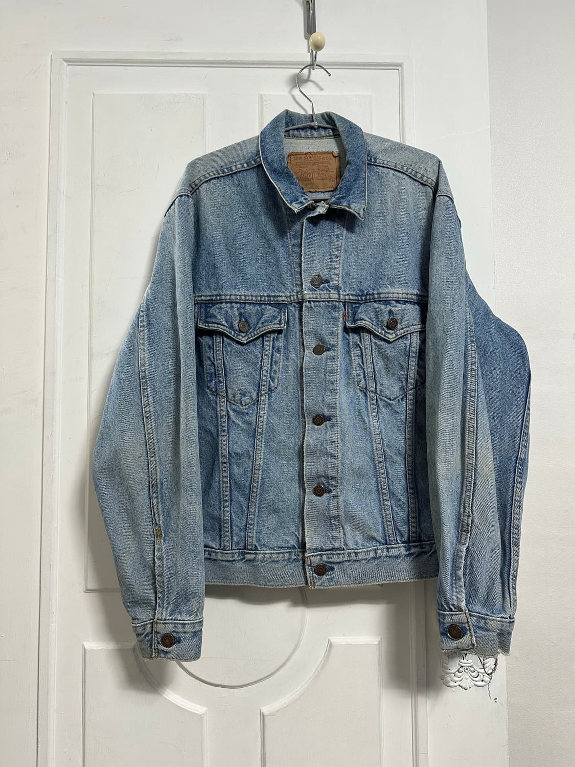 리바이스 75505-0212 오렌지탭 데님 트러커자켓 상품이미지1