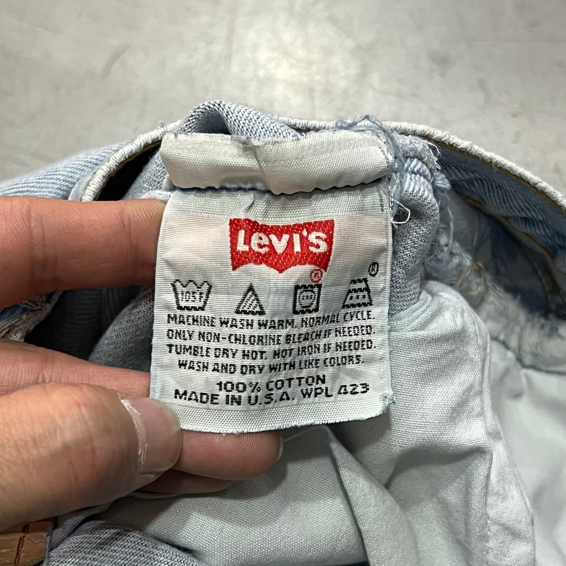  USA 리바이스 501 데님 팬츠 y14666 상품이미지7