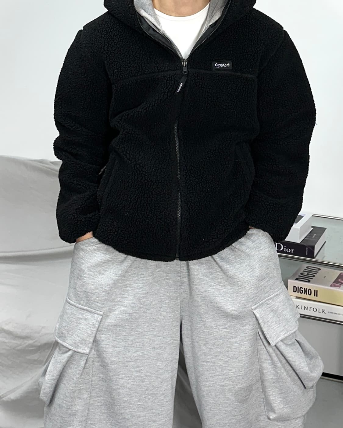 커버낫 리버시블 플리스 자켓 상품이미지1