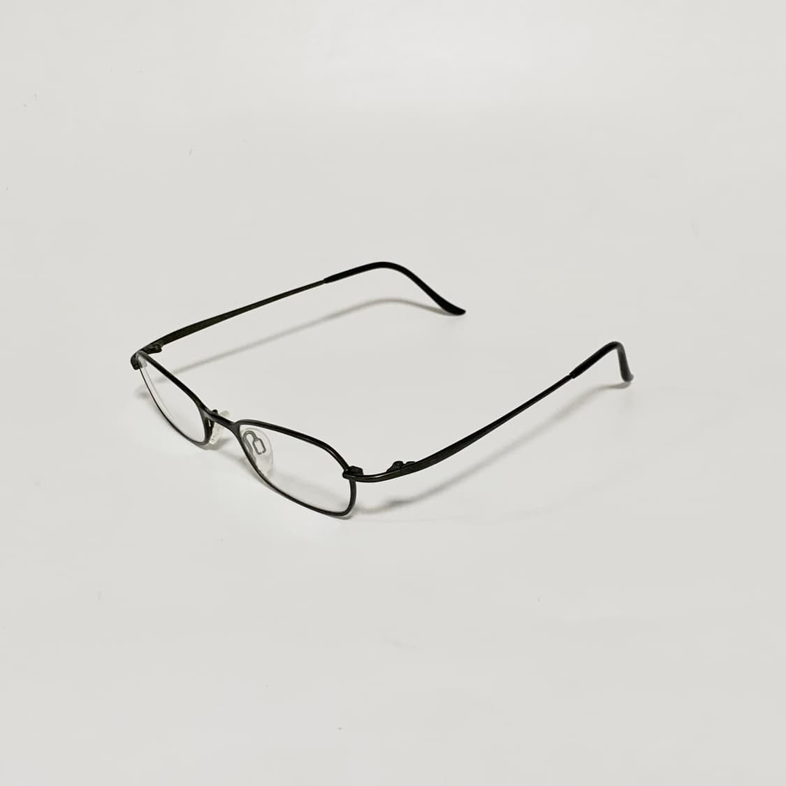 942 빈티지안경 데드스탁 딥그린 슬림 타원 사각 미니멀 데일리 메탈 상품이미지3