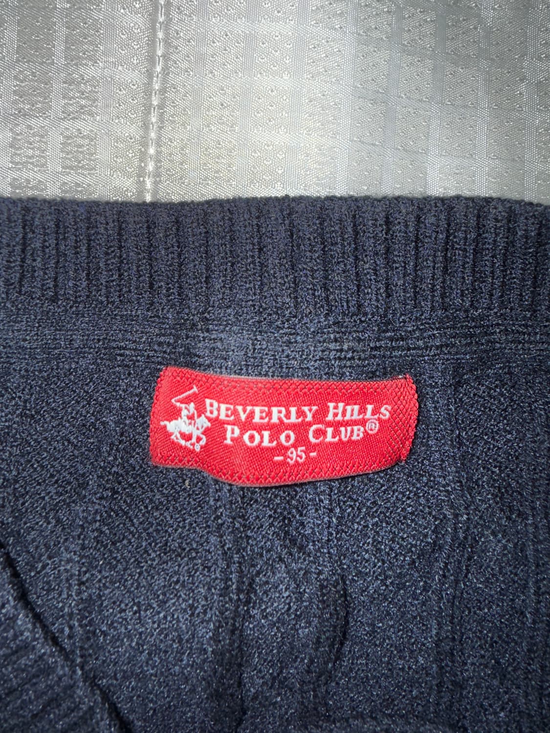 폴로 꽈베기니트 검정 상품이미지2