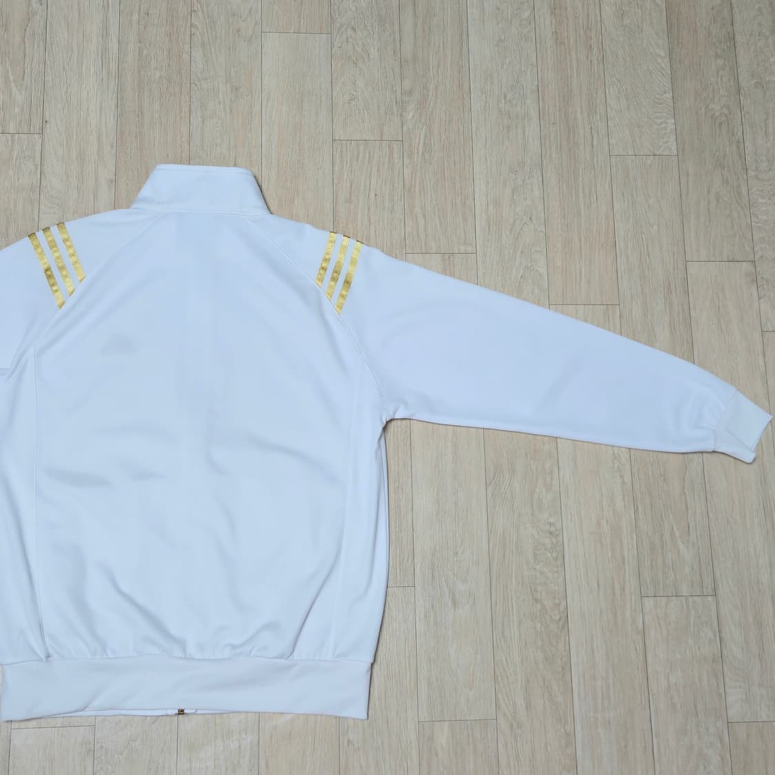 100) 아디다스 삼선 화이트 골드 트랙탑 져지 자켓 상품이미지6