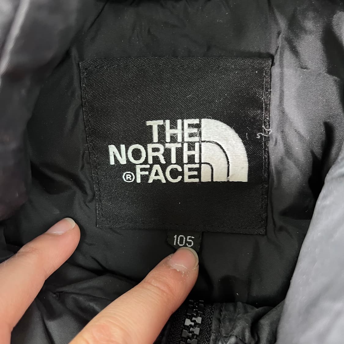 100 노스페이스 600 퀄팅 경량 패딩 상품이미지3