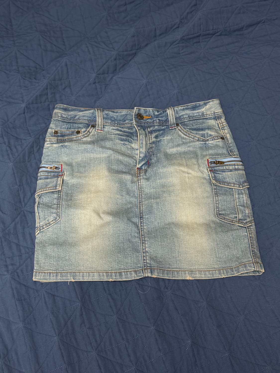 카고 데님 스커트 상품이미지2