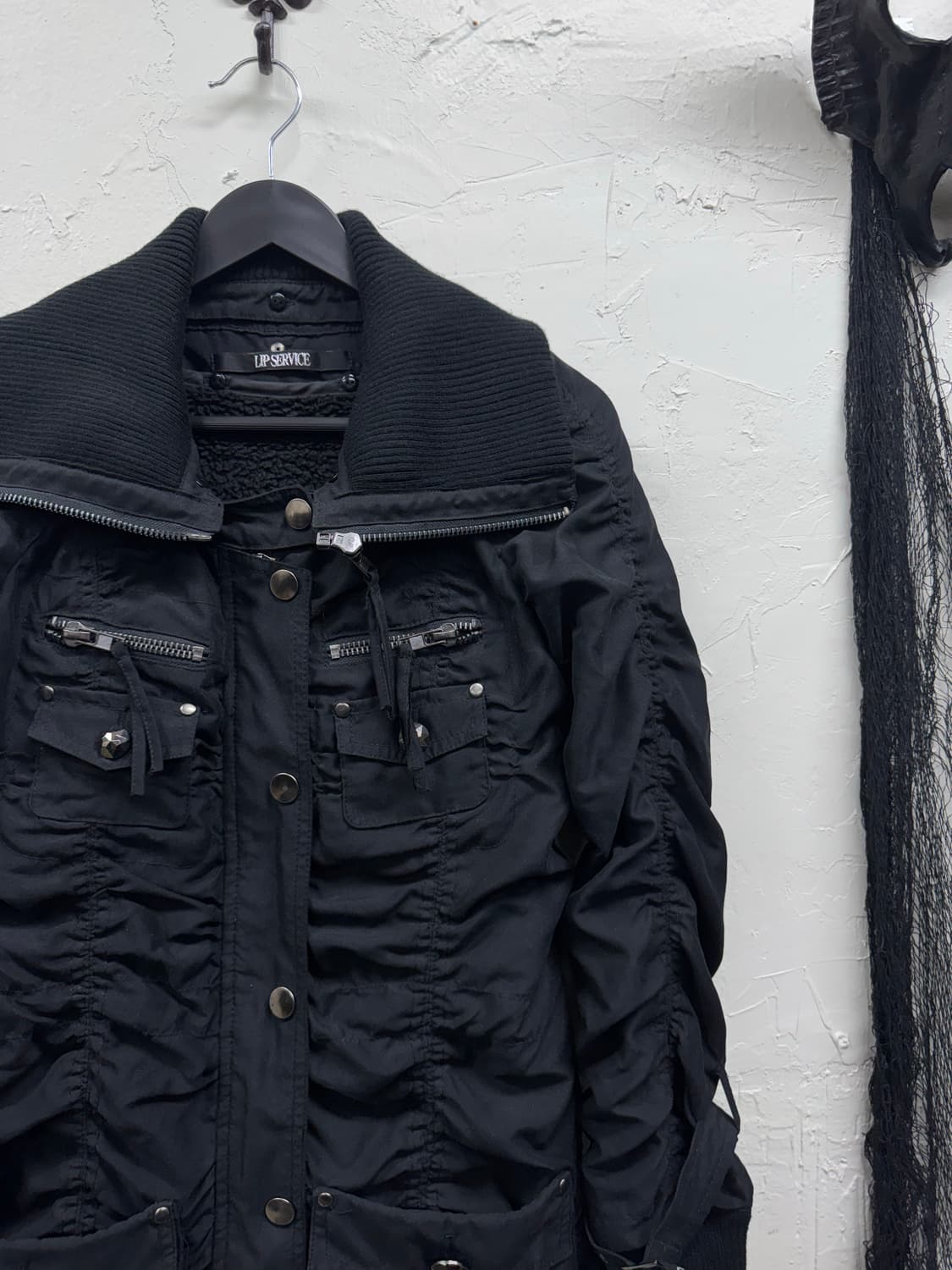 Lip service 00s y2k shirring gimmick jac 상품이미지4