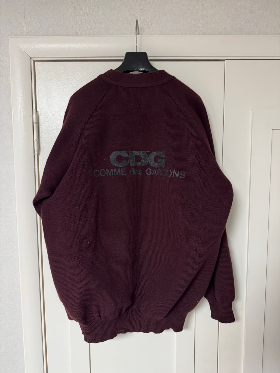 [XXL] CDG 2022 FW 가디건 버건디 상품이미지2