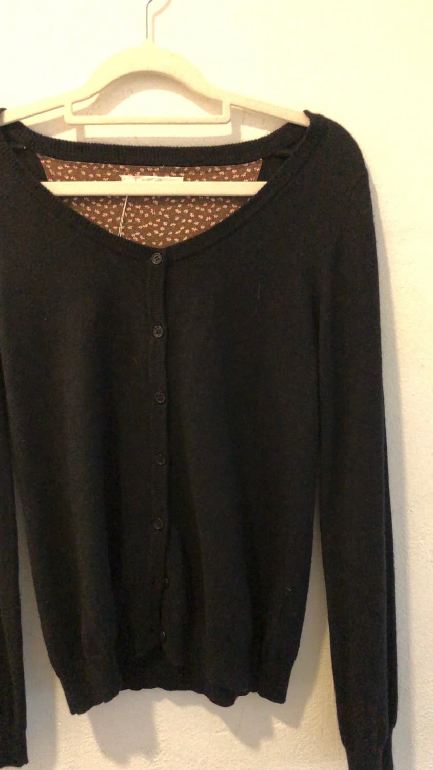 블랙 슬림 가디건 상품이미지1