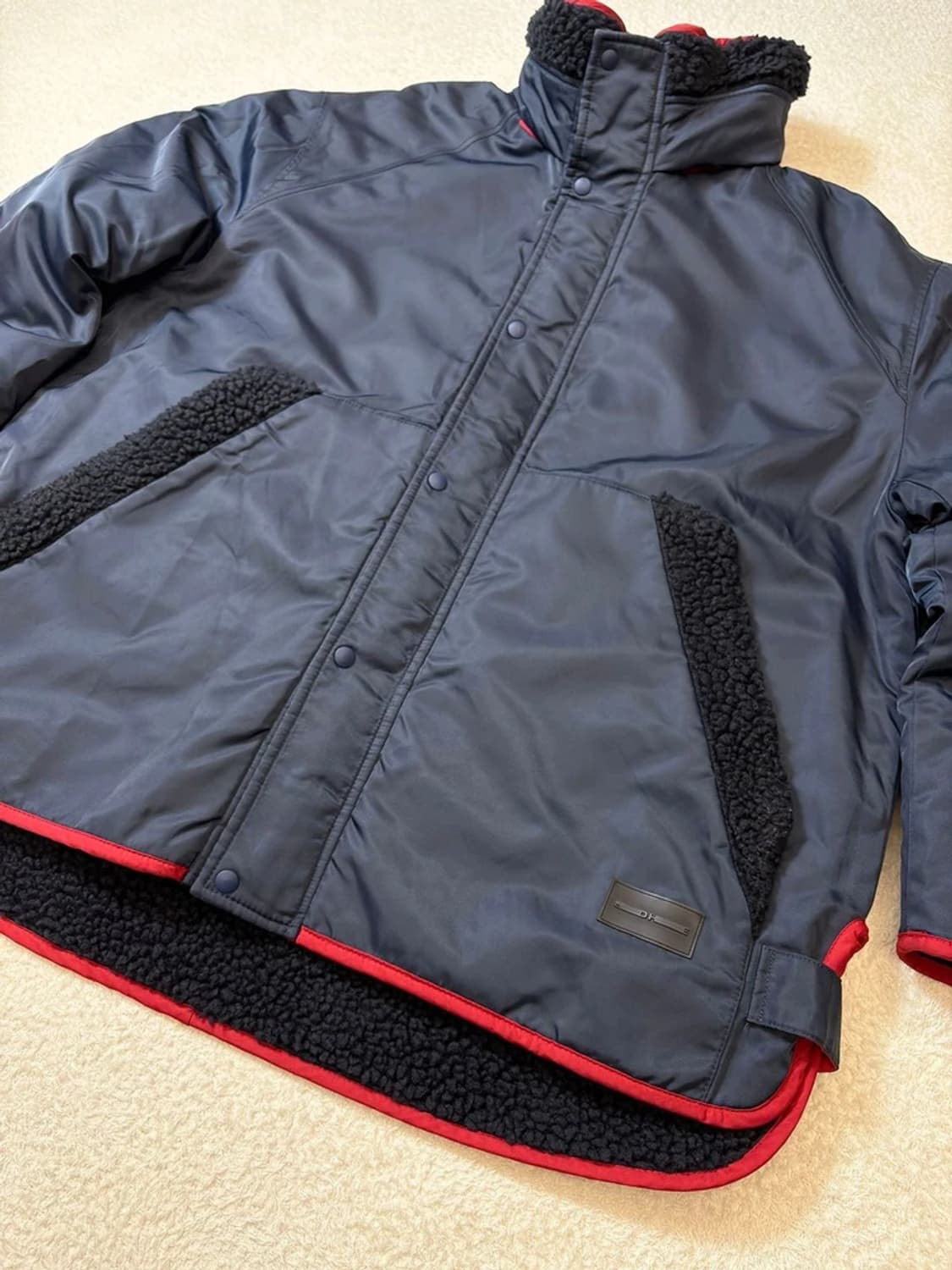 솔리드옴므 19FW 리버시블 부클 무스탕 점퍼 PN6079    상품이미지7