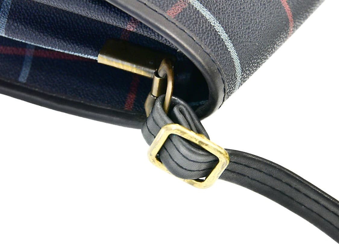 버버리 시그니처 네이비 체크 크로스백(정품) 상품이미지7