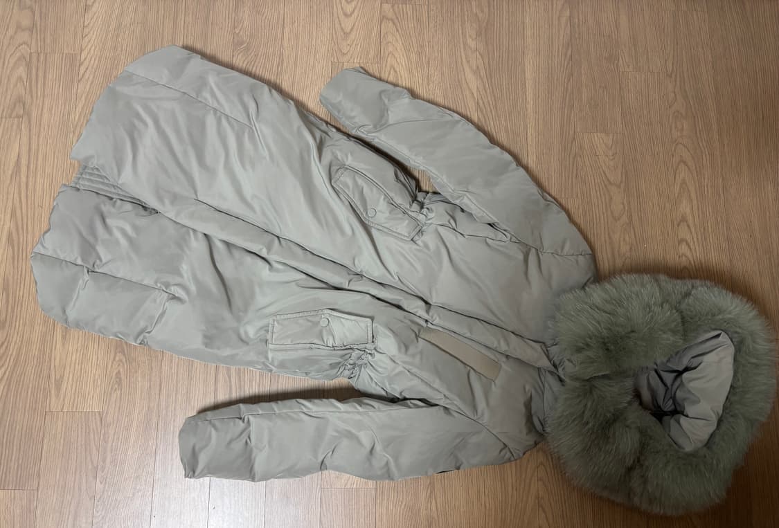 상태최상 에고이스트 사가퍼 롱패딩 55 온앤온 차정원st 상품이미지5