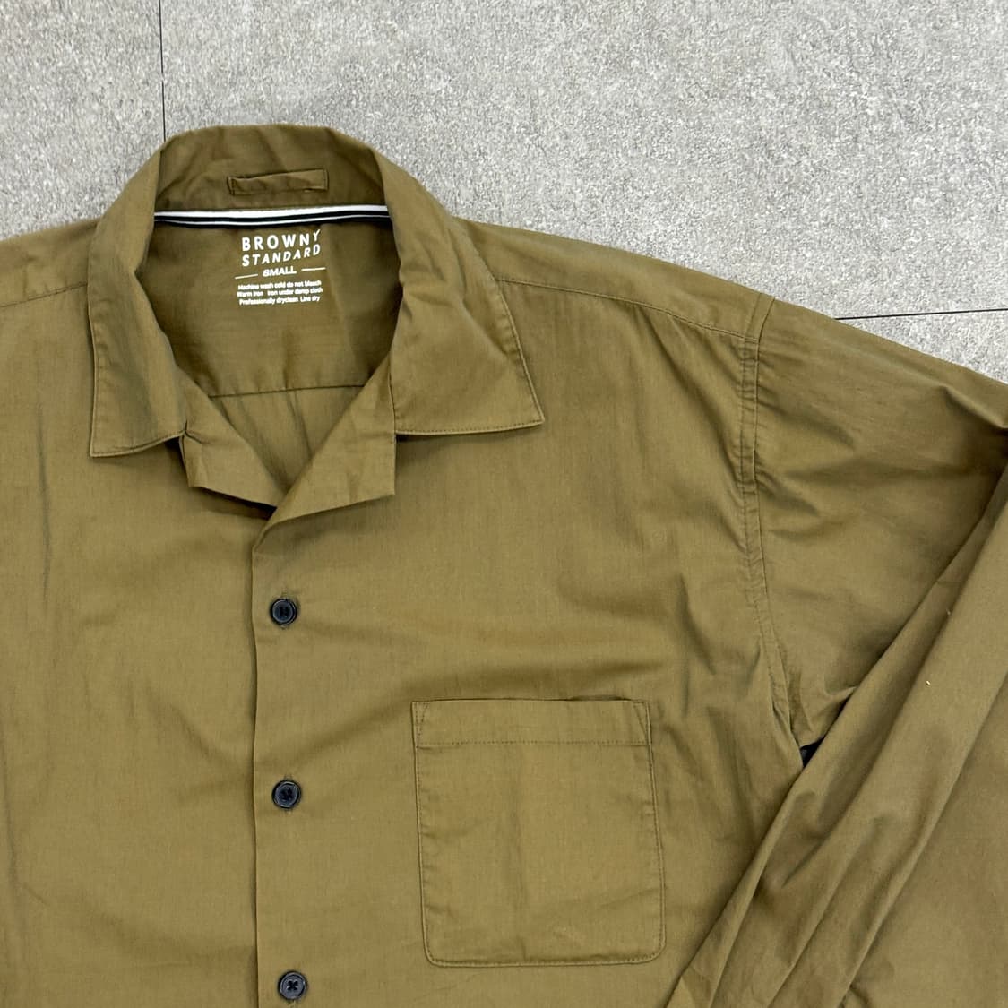 BTOWNY 브라운셔츠 상품이미지5