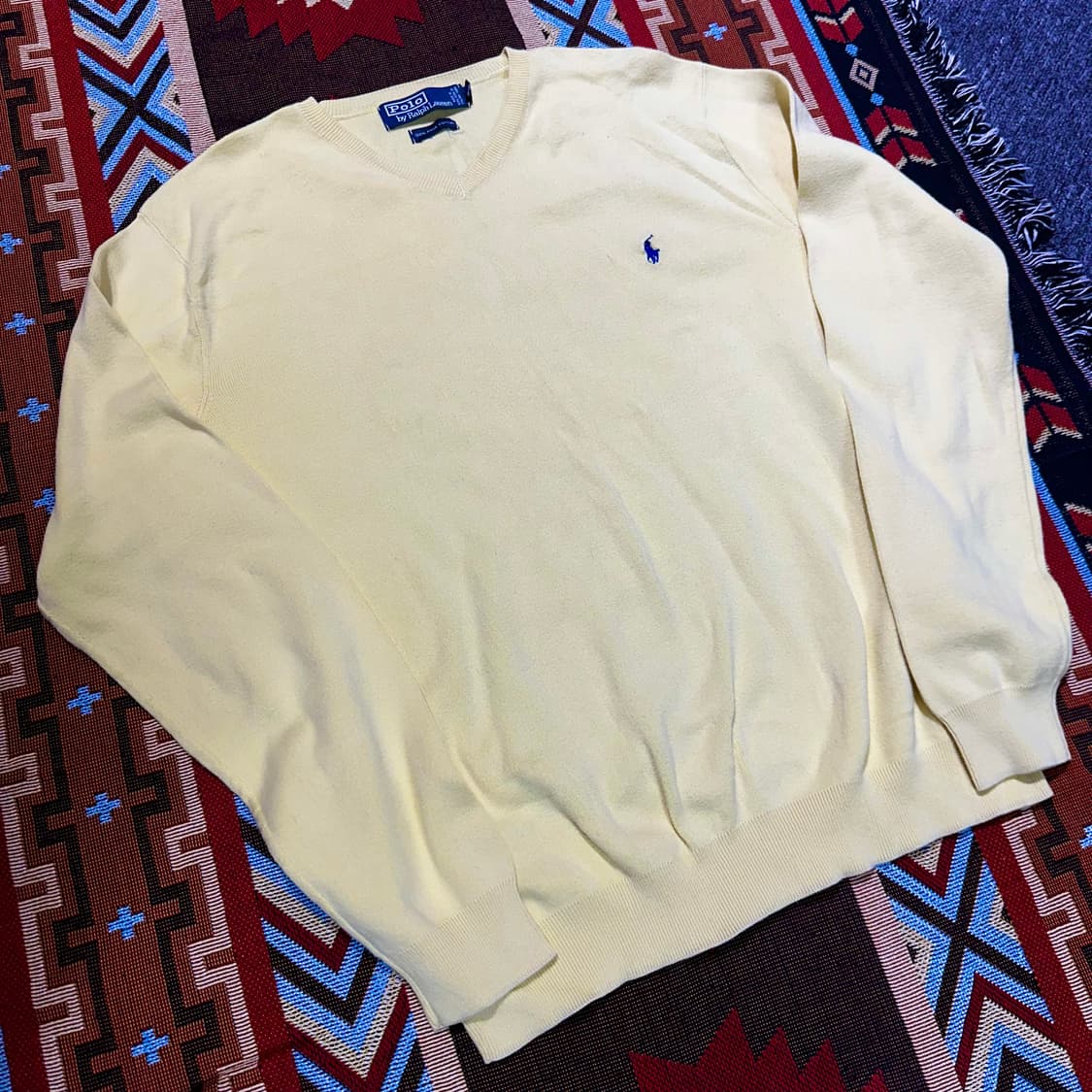 폴로 랄프로렌 피마코튼  브이넥 니트 상품이미지2