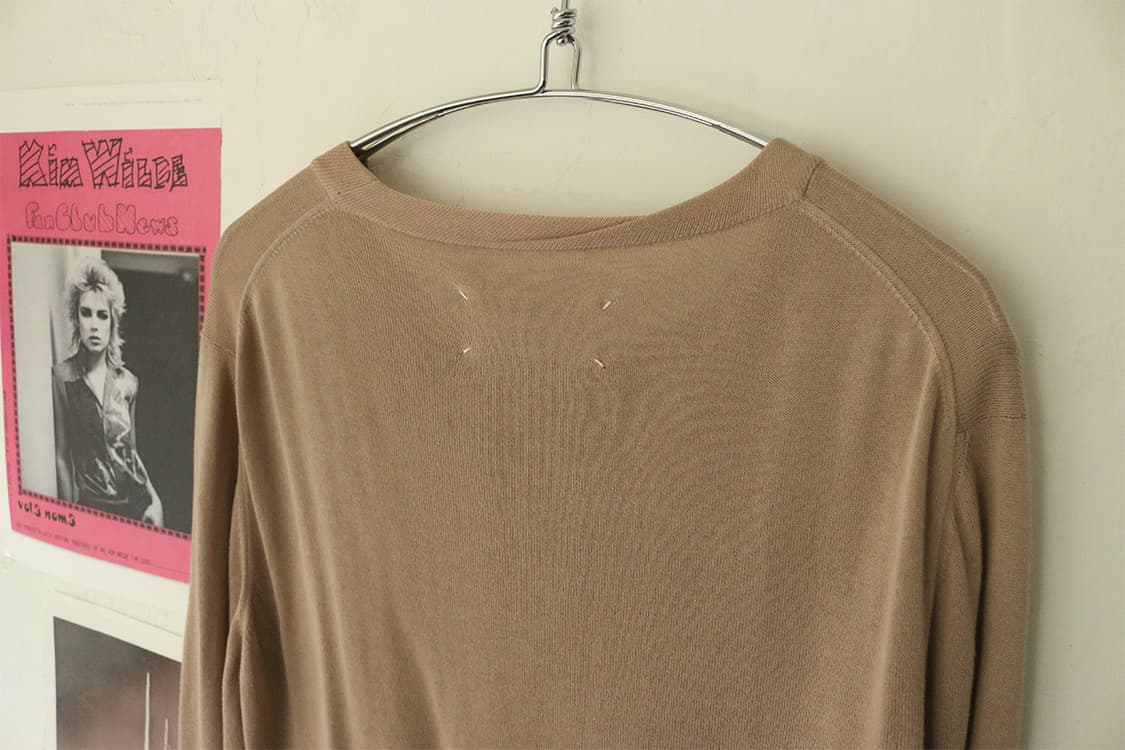 메종 마르지엘라 베이지 니트 탑 상품이미지7