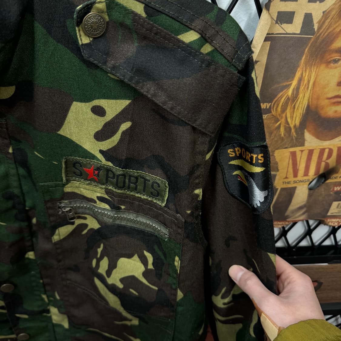 USA VINTAGE DPM 카모플라쥬 필드 자켓 자수 패치 포인트 상품이미지5