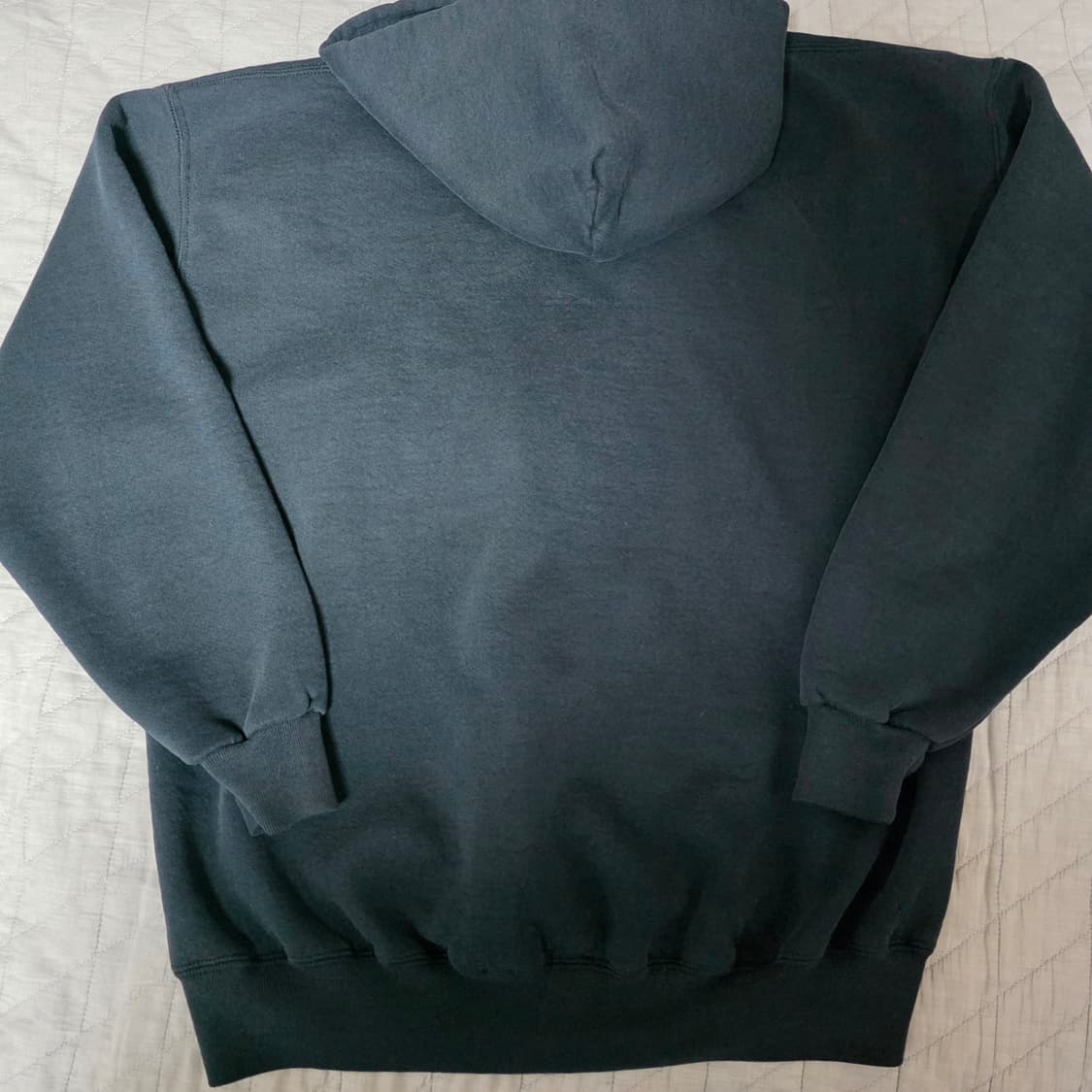 [XL] 90s 빈티지 러셀 애슬레틱 후드집업 블랙 ver.라이트 페이딩 상품이미지4