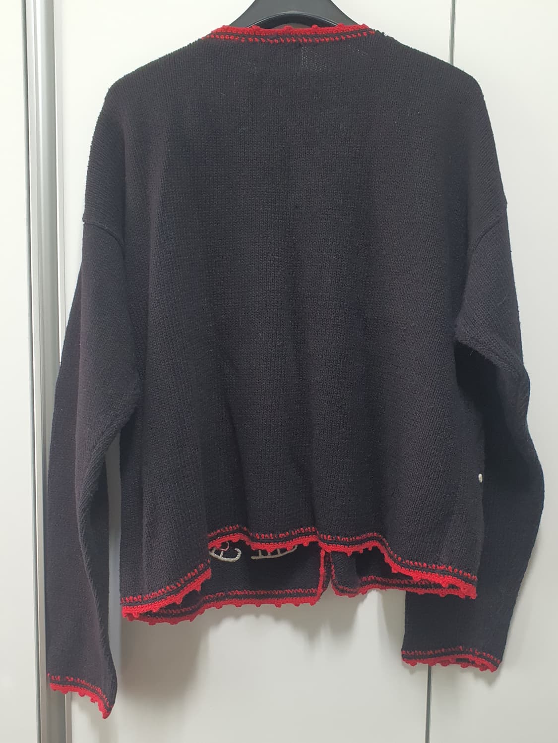 nutcracker 빈티지 크리스마스 어글리 곰돌이 테디베어 니트 가디건 상품이미지4