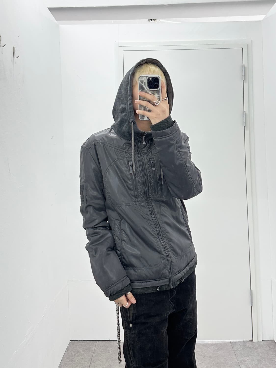 Buckaroo metallic hood jacket 상품이미지1