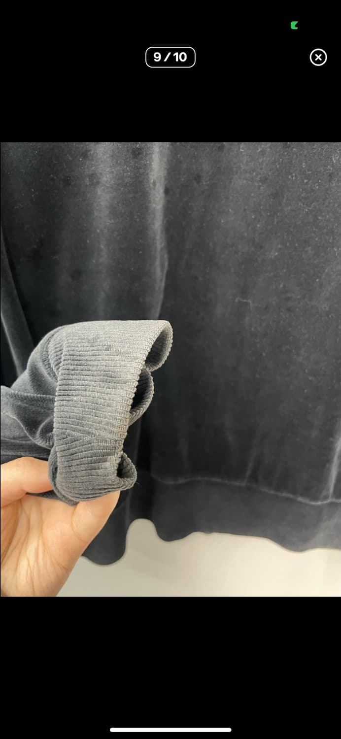 아디다스 블랙 벨벳 백로고 트랙탑 져지 A3587 상품이미지9