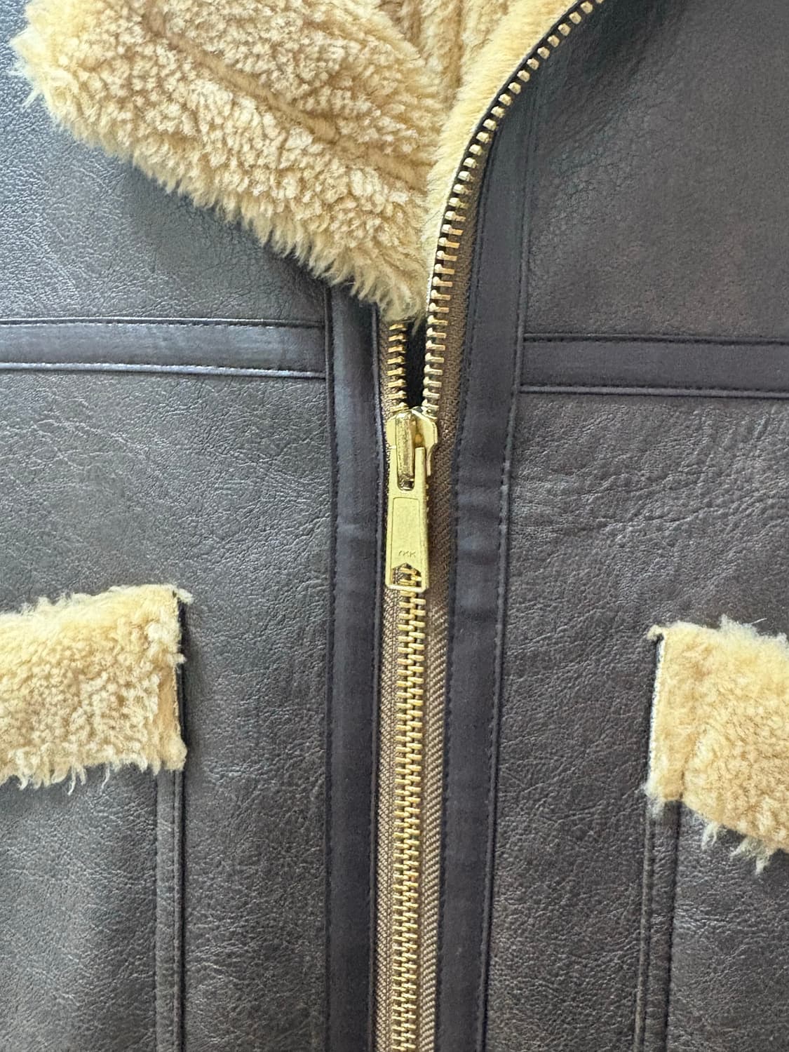 무스탕 조끼 상품이미지5