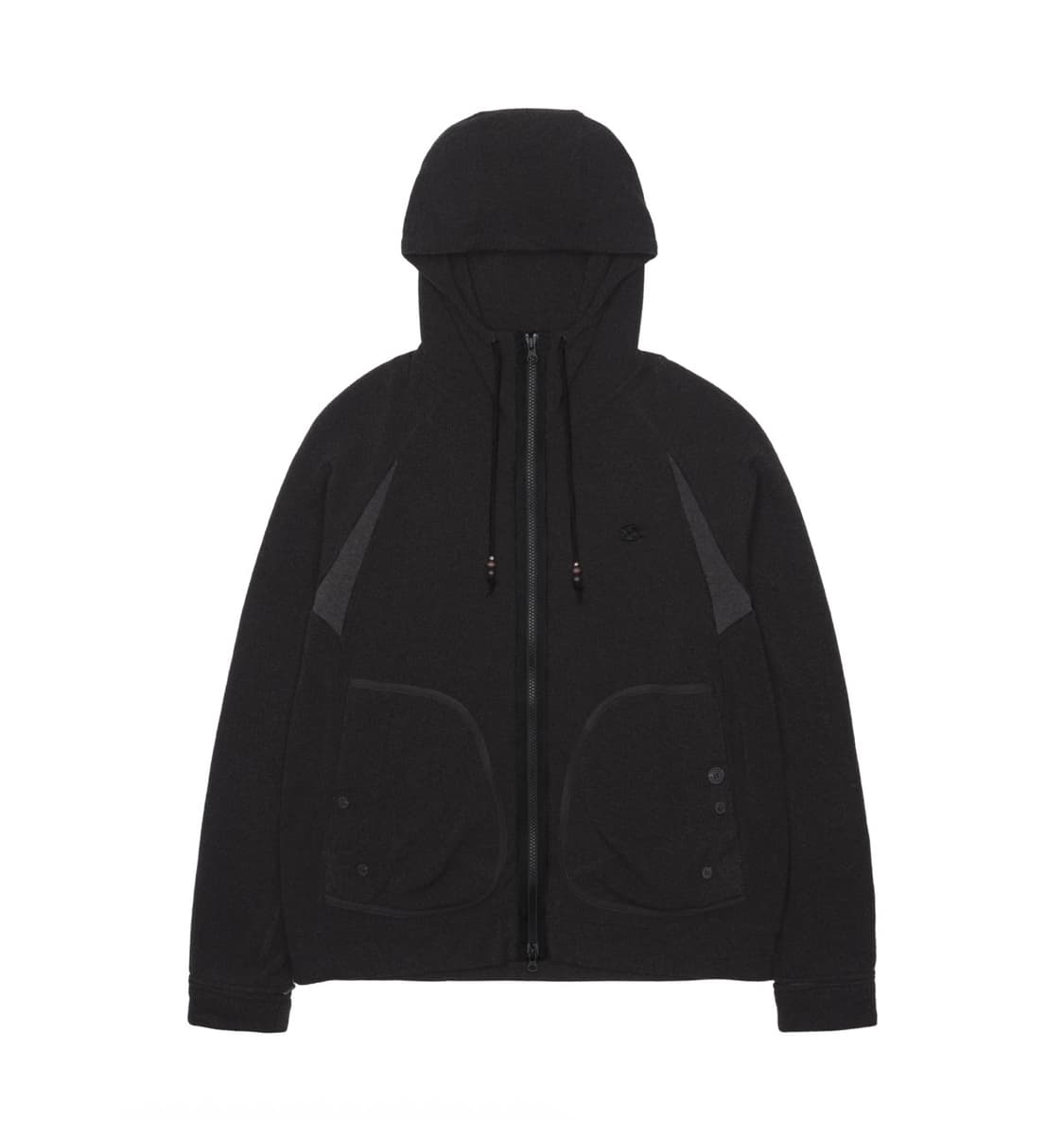 산상기어 카파스 니트집업 블랙 4 상품이미지1