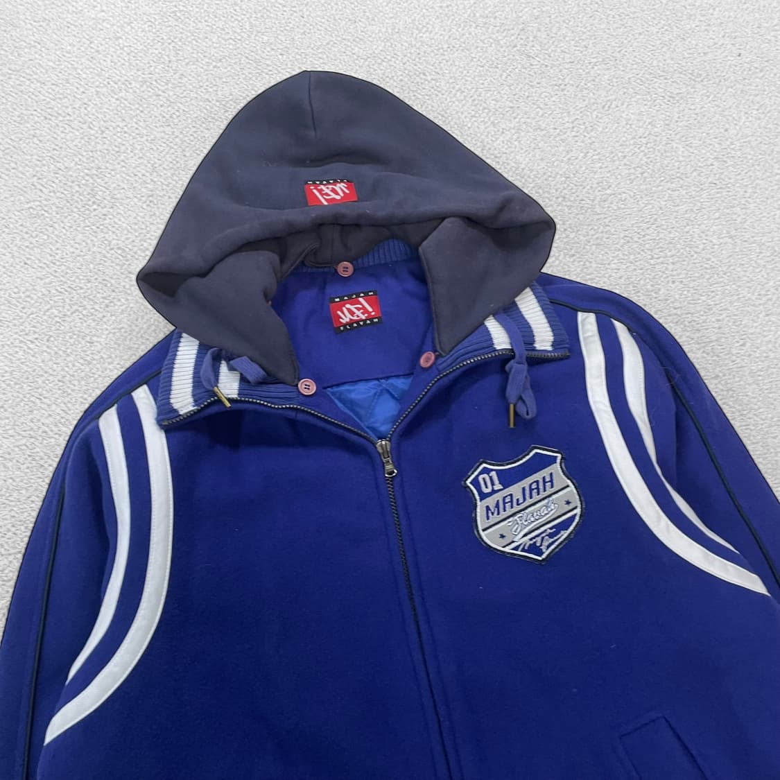 마자플라바 올드스쿨 울 바시티 자켓 블루 상품이미지3