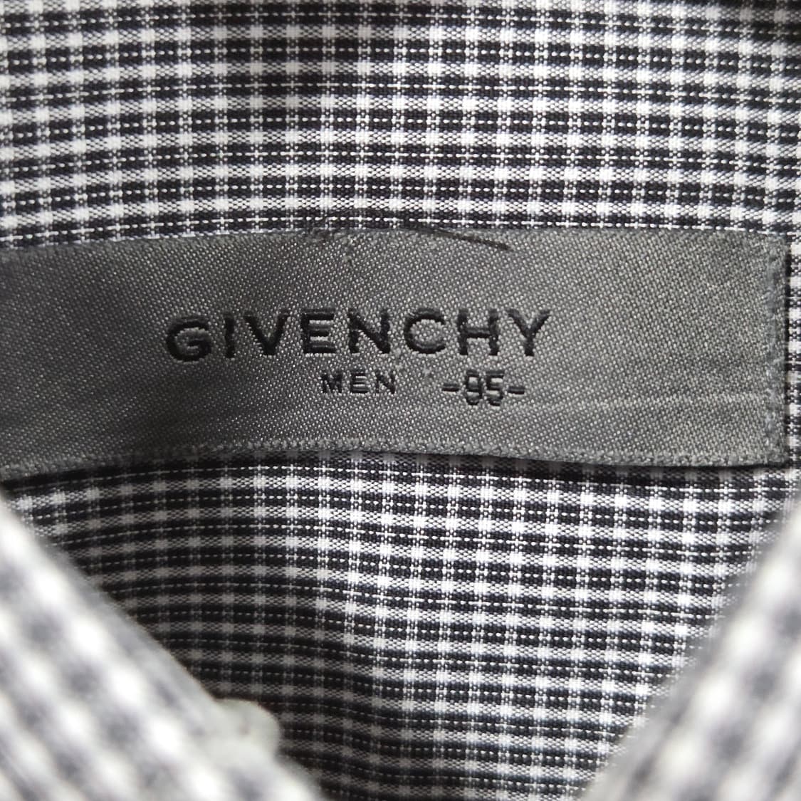 지방시 히든버튼다운 체크셔츠 95 상품이미지2