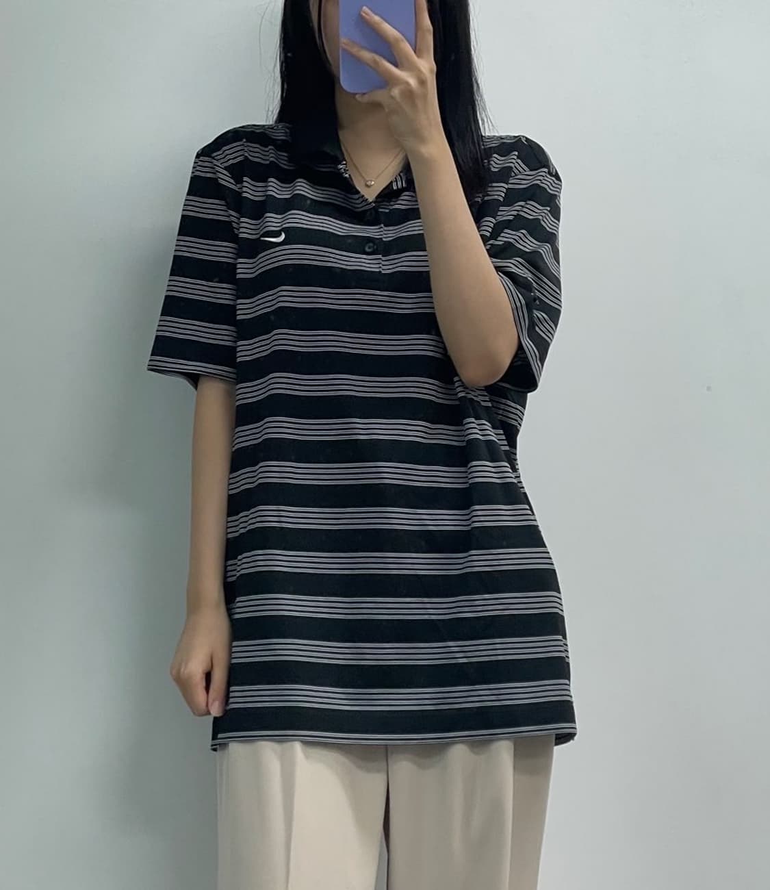 [L] 나이키 기능성 반팔 카라티 상품이미지1