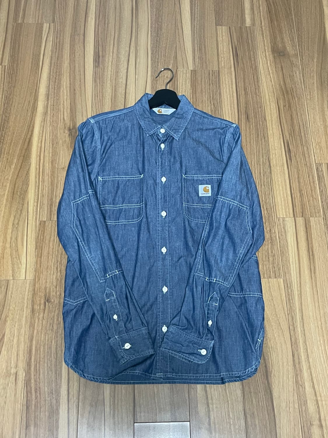 CARHARTT 칼하트 motor 스티치 데님 셔츠 상품이미지1