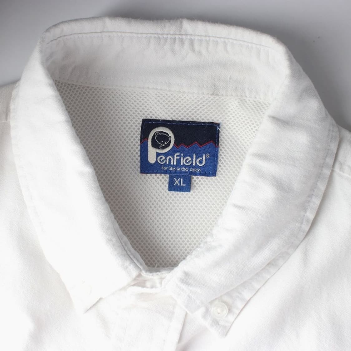 펜필드 화이트 코튼 옥스퍼드 셔츠 XL 상품이미지5