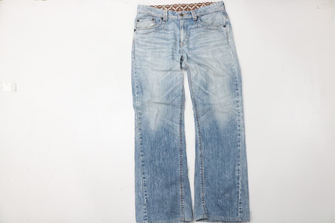 EDWIN 에드윈 빈티지 웨스턴 레더 플랩 포켓 부츠컷 데님 팬츠 상품이미지6