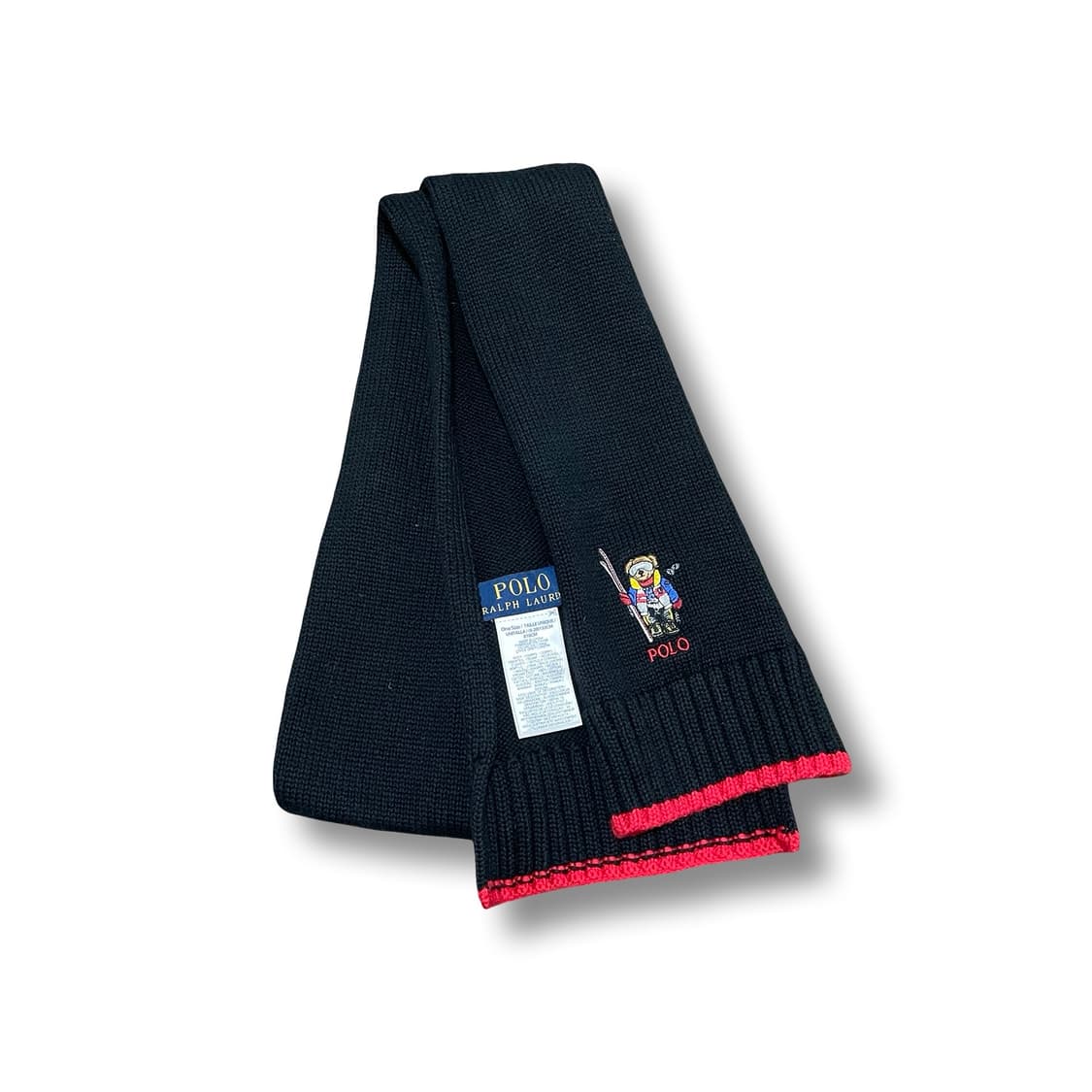 폴로 랄프로렌 스키베어 머플러 블랙 상품이미지2