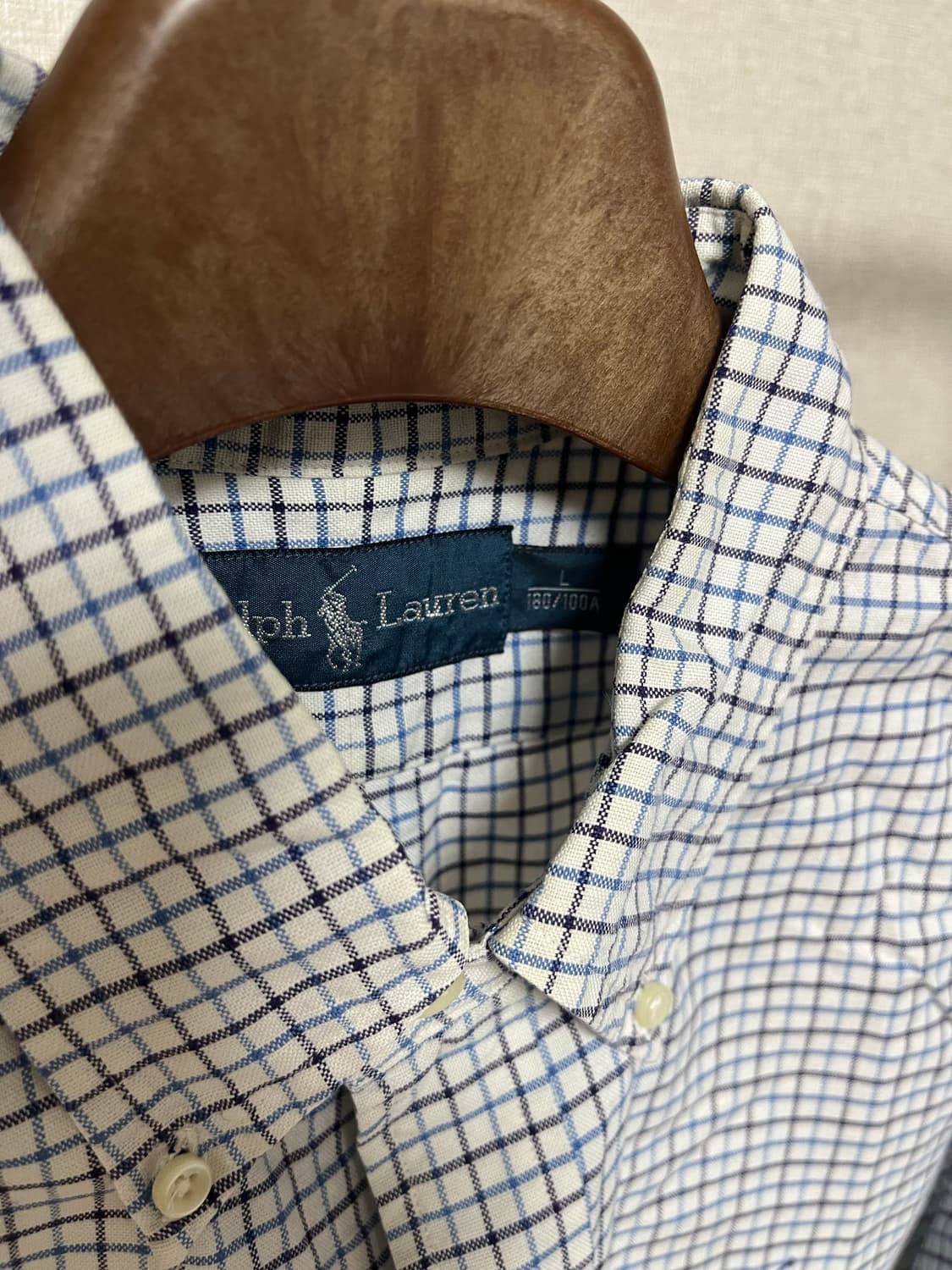 폴로 옥스포드 체크 셔츠 상품이미지2