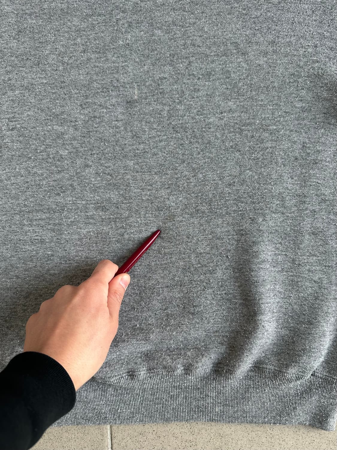 90s 빈티지 러셀 스웻셔츠 그레이 M USA 상품이미지8