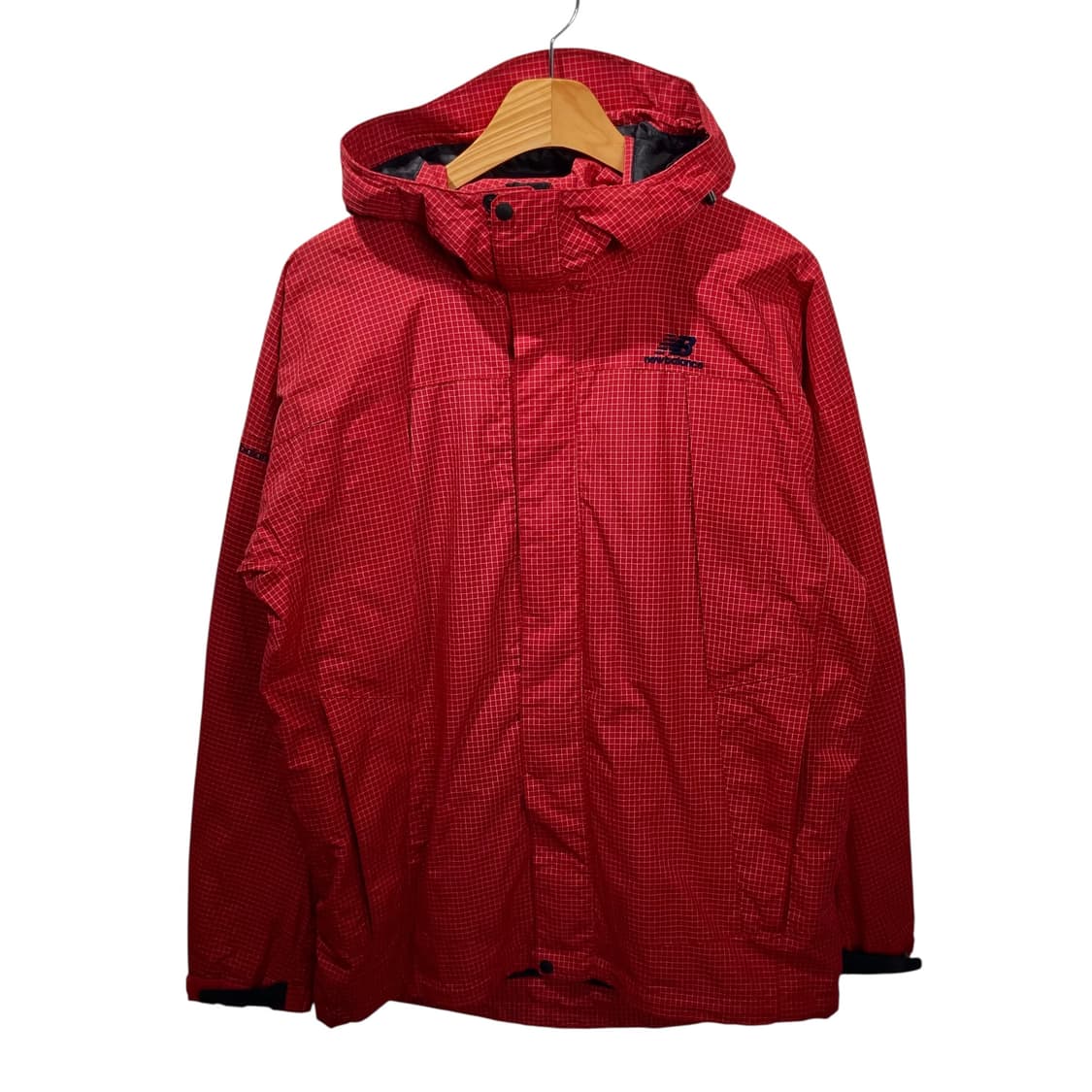 뉴발란스 레드 체크 바람막이 상품이미지2