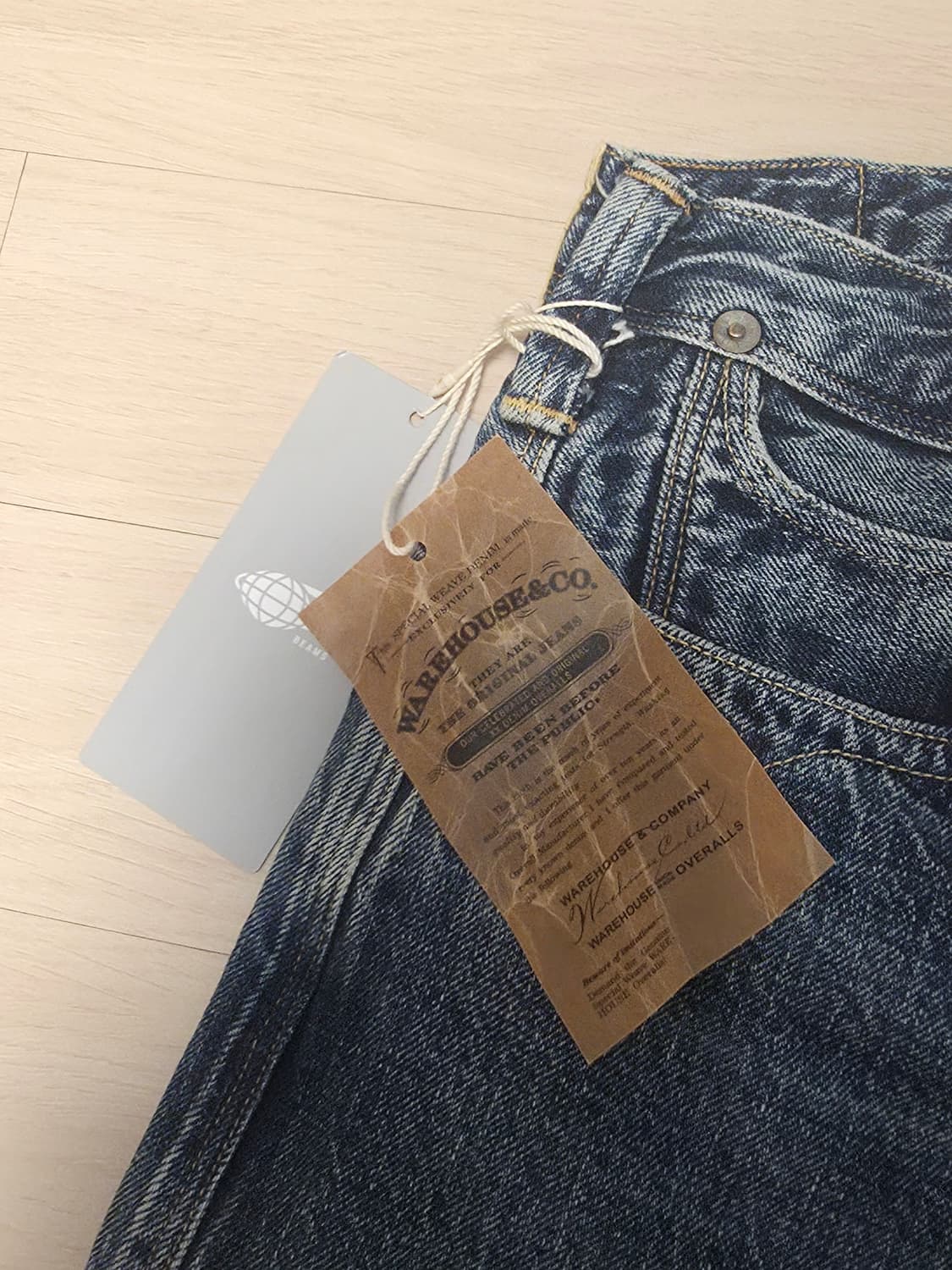 웨어하우스x빔즈플러스 별주 데님 상품이미지2