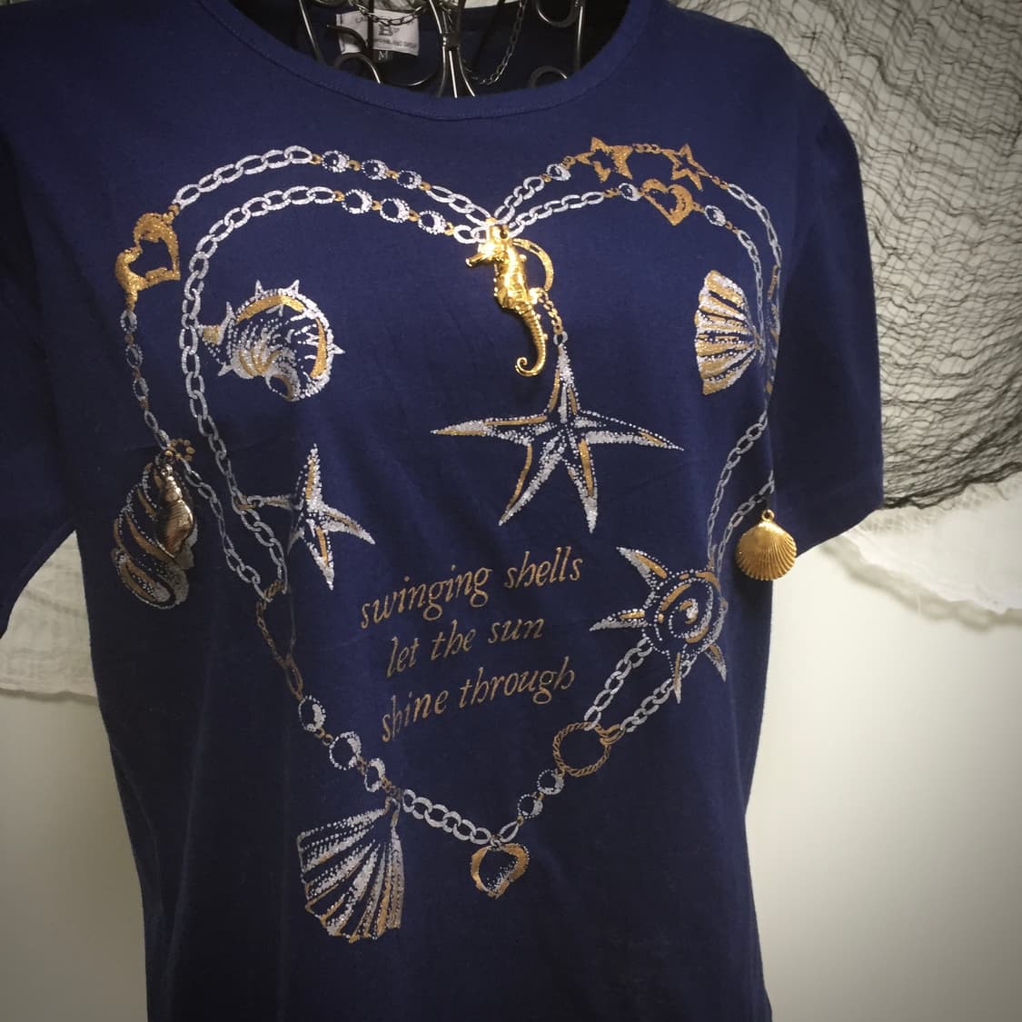 Fairy shell decorate T 상품이미지1
